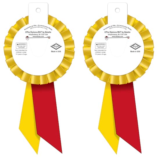 Beistle 6.5" Patriotic USA Rosettes